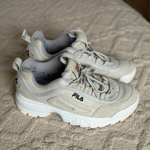 Fila Women's Cream Sneakers